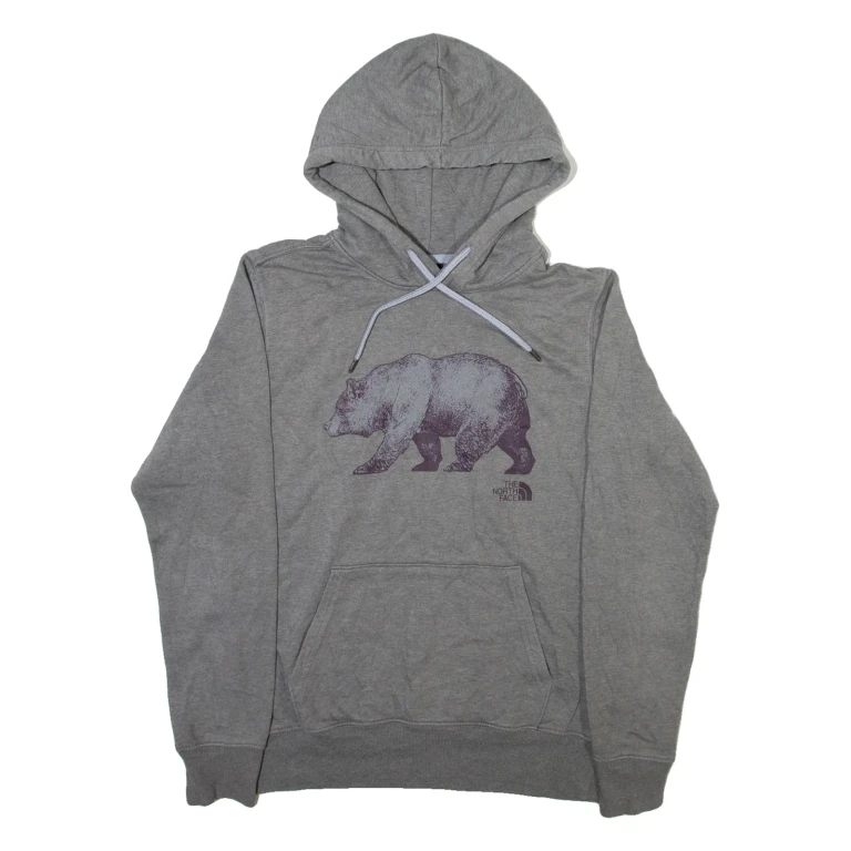 THE NORTH FACE Mens Grey Hoodie S