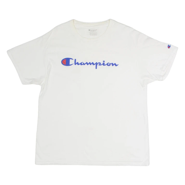 CHAMPION Mens T-Shirt White L