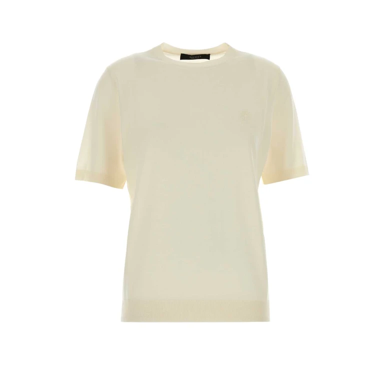 Gucci Ivory Wool Sweater Vanillawhite Maglieria - Women