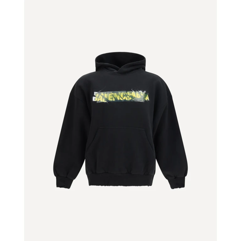 Sweat à capuche Balenciaga Messy Spray Homme XS