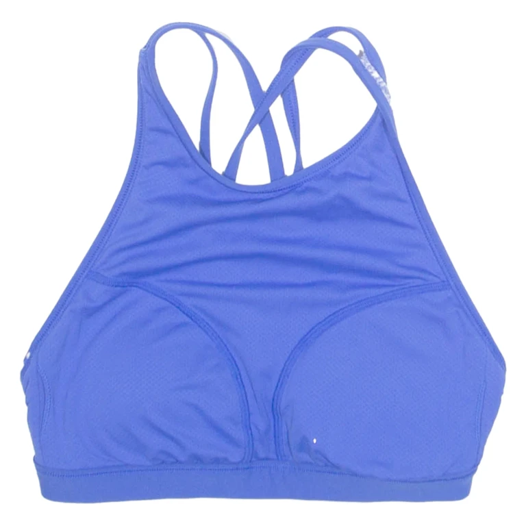 REEBOK Womens Sports Vest Blue Sleeveless XS