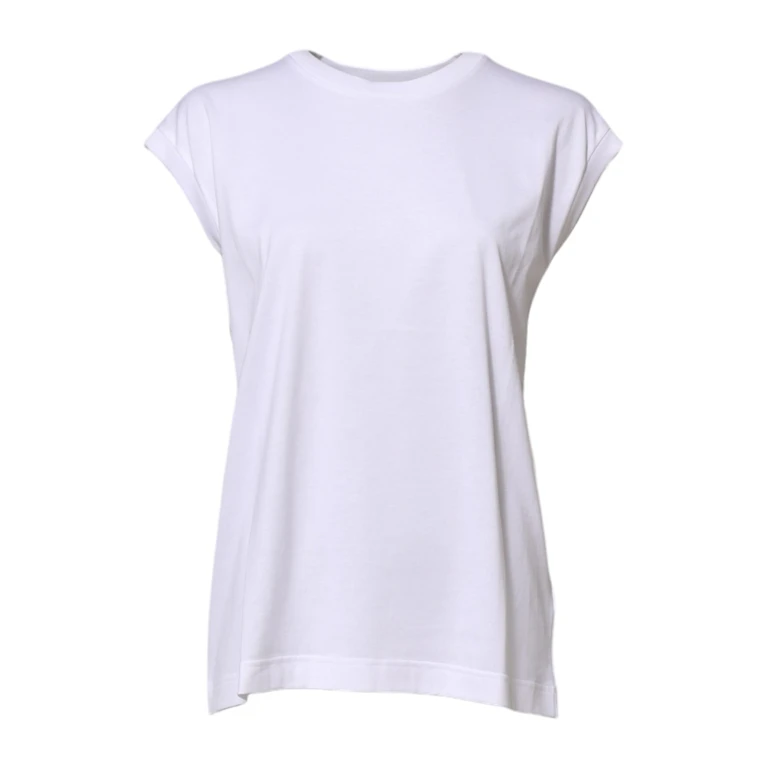 Dolce & Gabbana White Cotton Sleeveless Women Tank T-Shirt - Women
