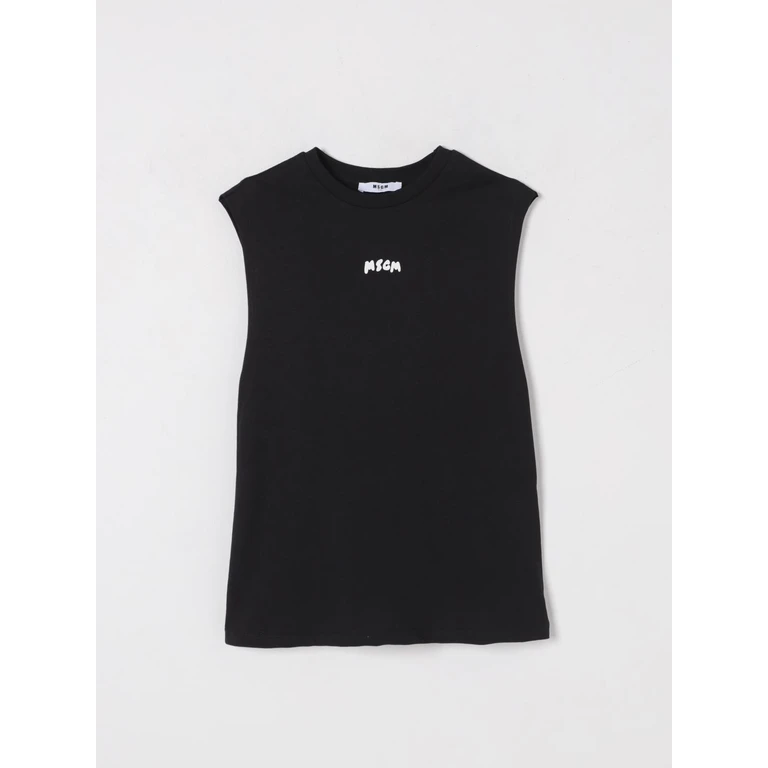 MSGM KIDS T-Shirt Kids color Black (S5MSJBTH007110)