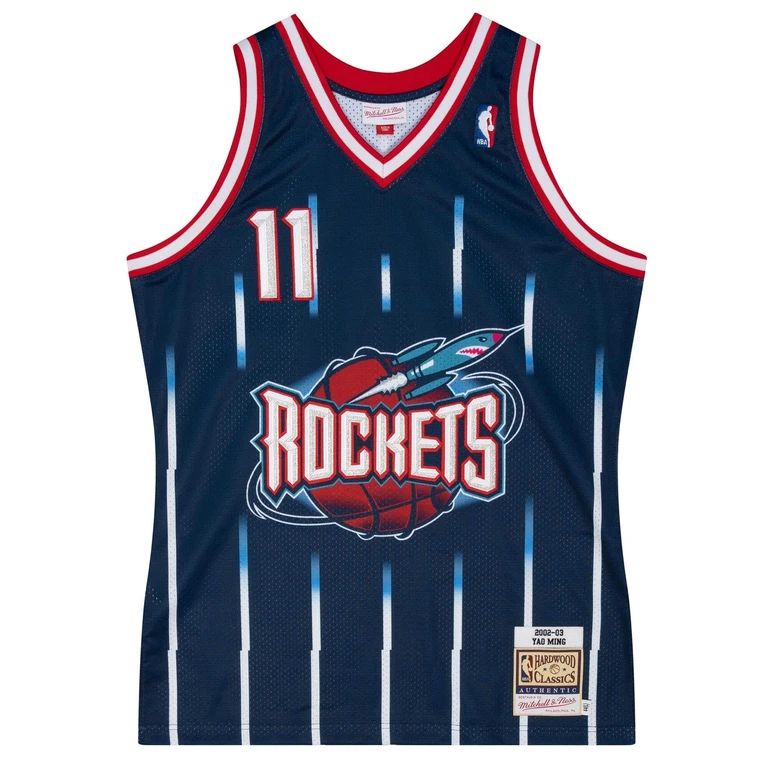 NBA Authentic Road Jersey Houston Rockets 02 Yao Ming Jerseys