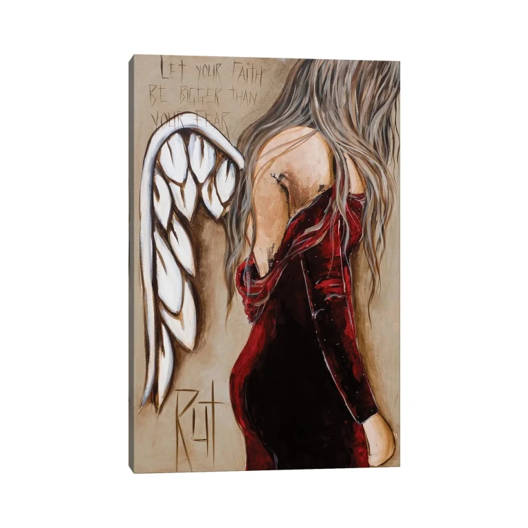 Let Your Faith by Ruth's Angels - Canvas Gallery Wrap