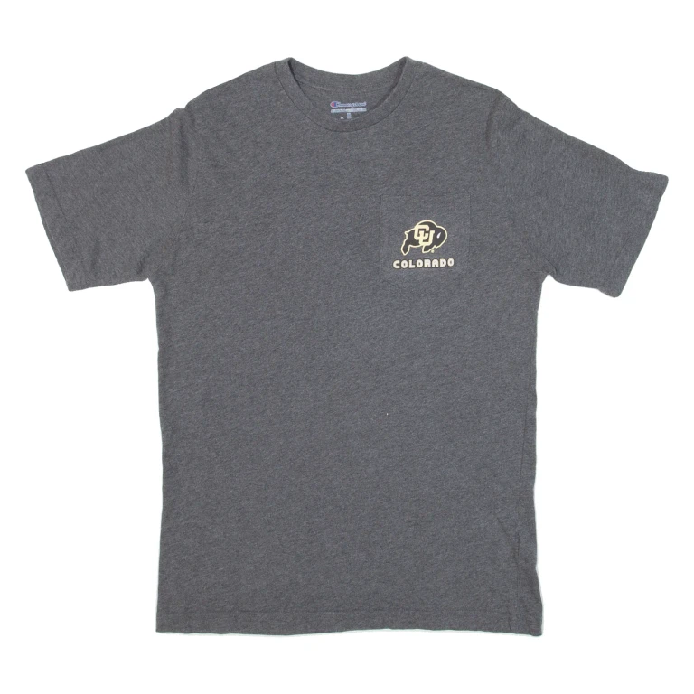 CHAMPION Colorado University Buffs Womens T-Shirt Grey USA M