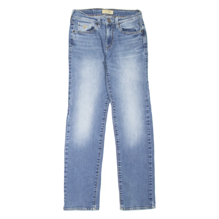 GUESS Lincoln Mens Jeans Blue Slim Straight Stone Wash W30 L30