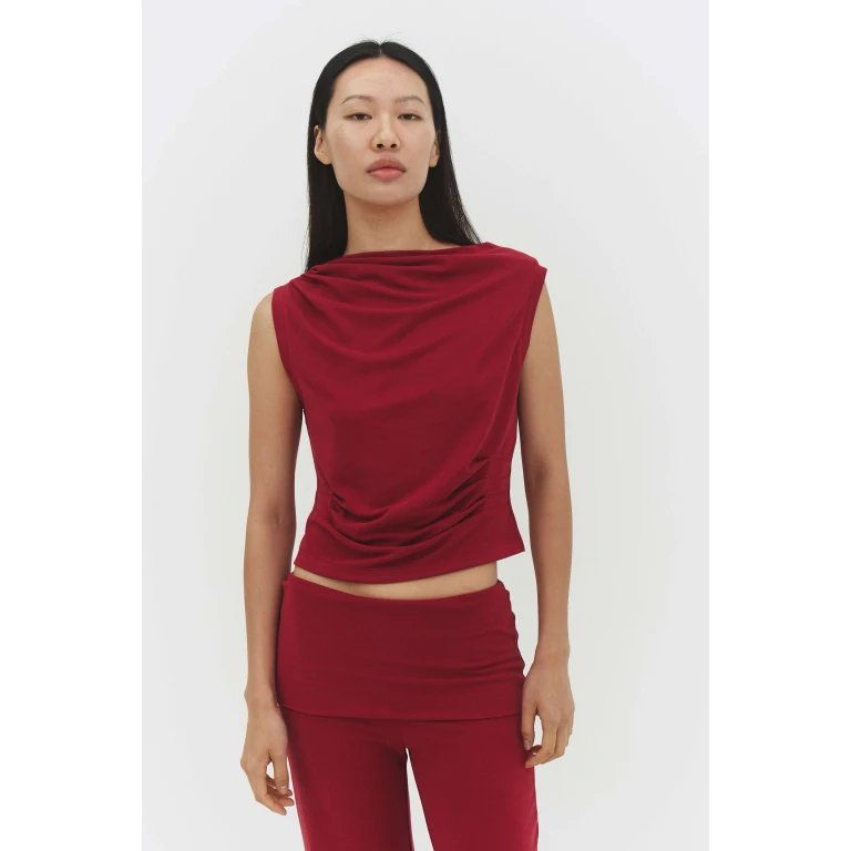 Dasom Tank Top in Raspberry