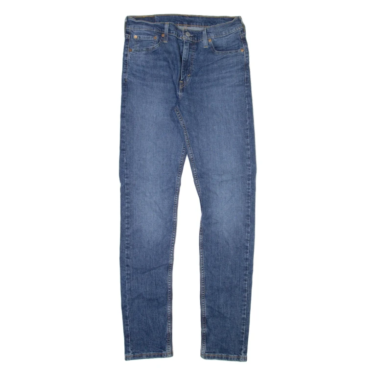 LEVI'S 510 Jeans Mens Blue Slim Skinny Stone Wash W30 L34