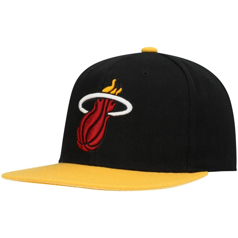 Mitchell & Ness Men's NBA Core Basic Snapback Heat Snapback Caps