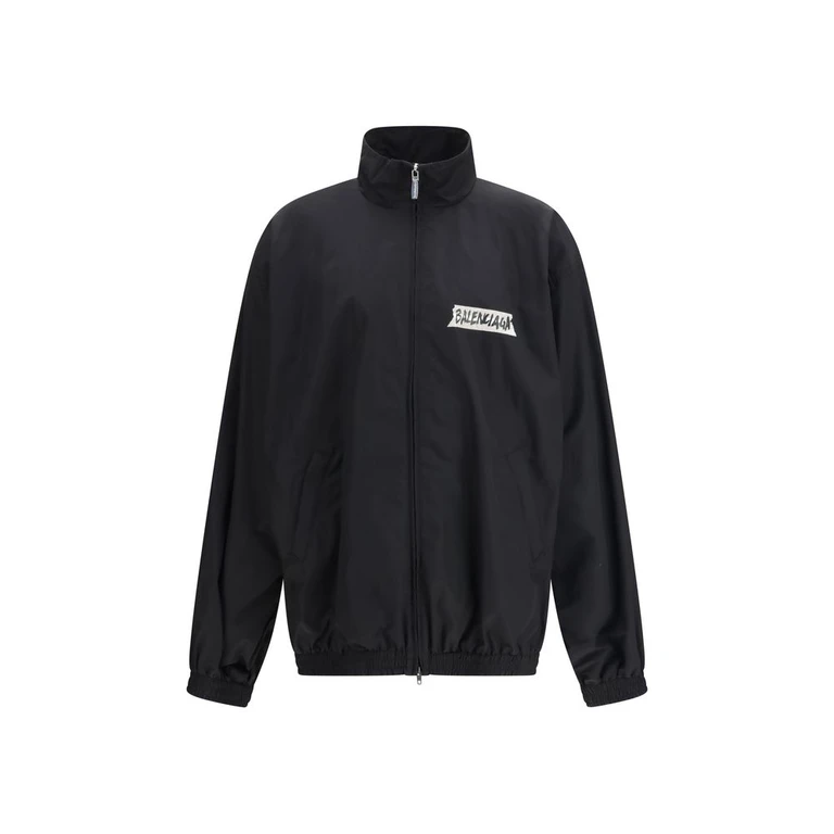 Black Cotton Shell Jacket Clothing - Men