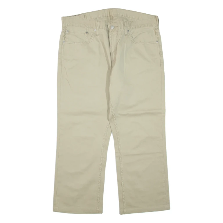LEVI'S 559 Mens Trousers Beige Regular Straight W36 L26