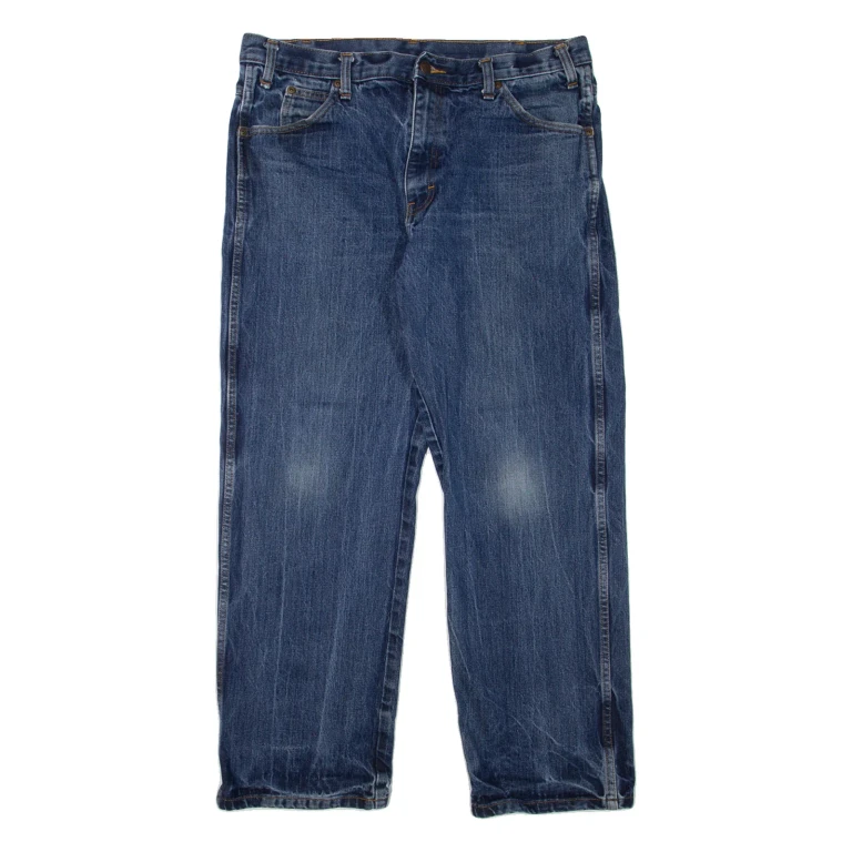 DICKIES Workwear Mens Jeans Blue Regular Straight W36 L29