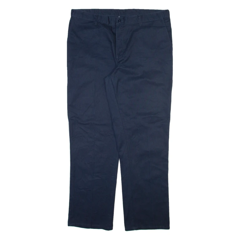 DICKIES Mens Trousers Blue Regular Straight W38 L32