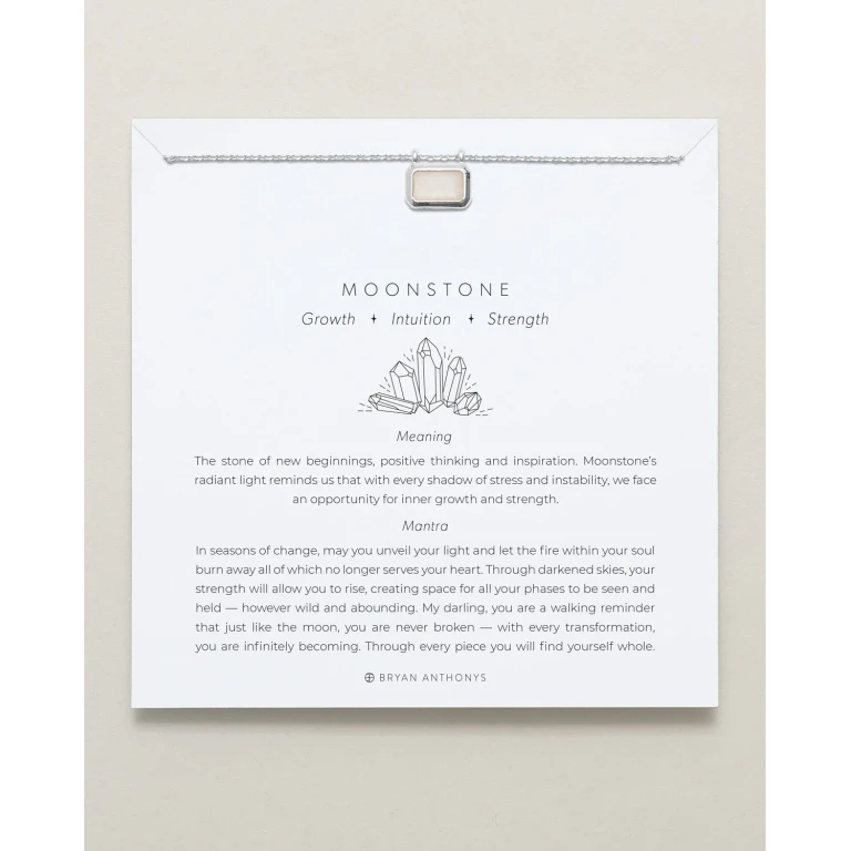 Healing Stone Necklace Moonstone
