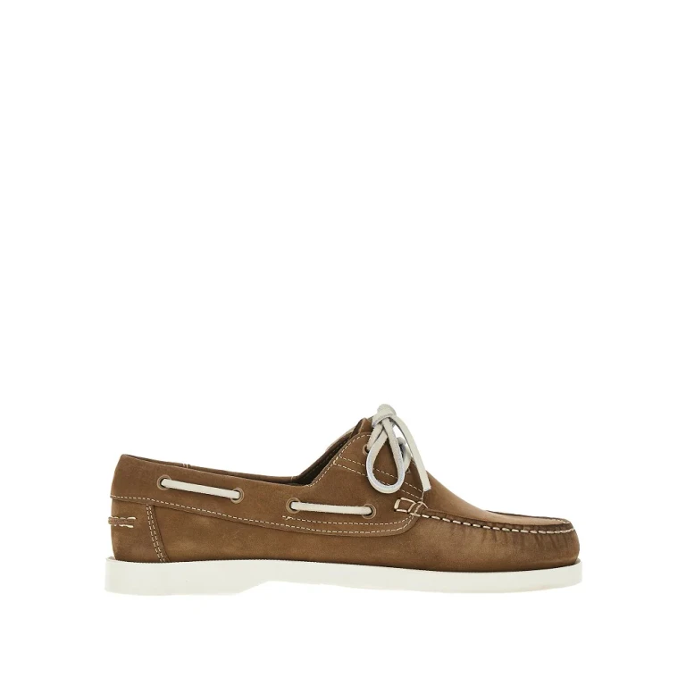 'Skye' Nubuck leather boat shoes Man 39 (22572)