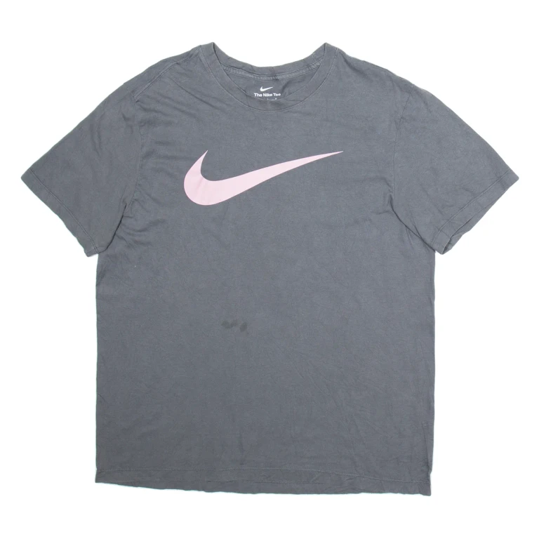 NIKE Mens T-Shirt Grey L