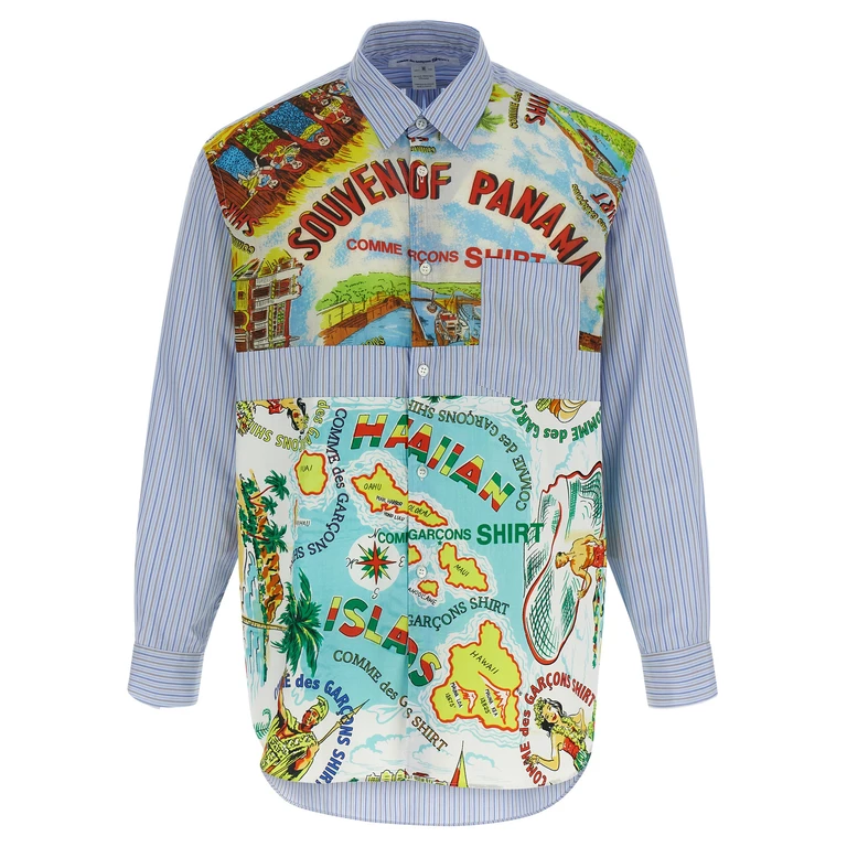 Comme des Garçons Multicolor Cotton Blouse - Men