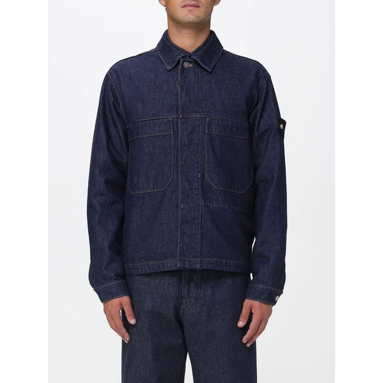 Jacket Men color Denim (Q100027S00J7VJ201)