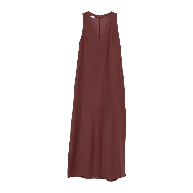 Robe Au Genou - Rouge Brun (MH126A4812C9288)