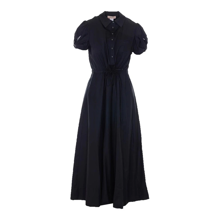Twinset Robe Au Genou - Noir (261TT202100006)