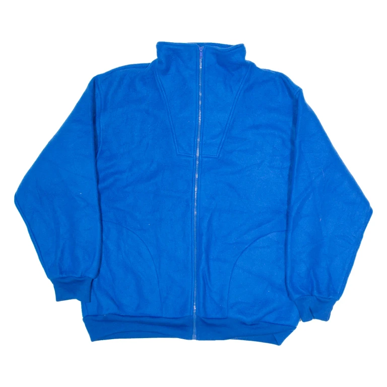 NORTHERN EXPLORER Mens Fleece Blue Tight Knit M