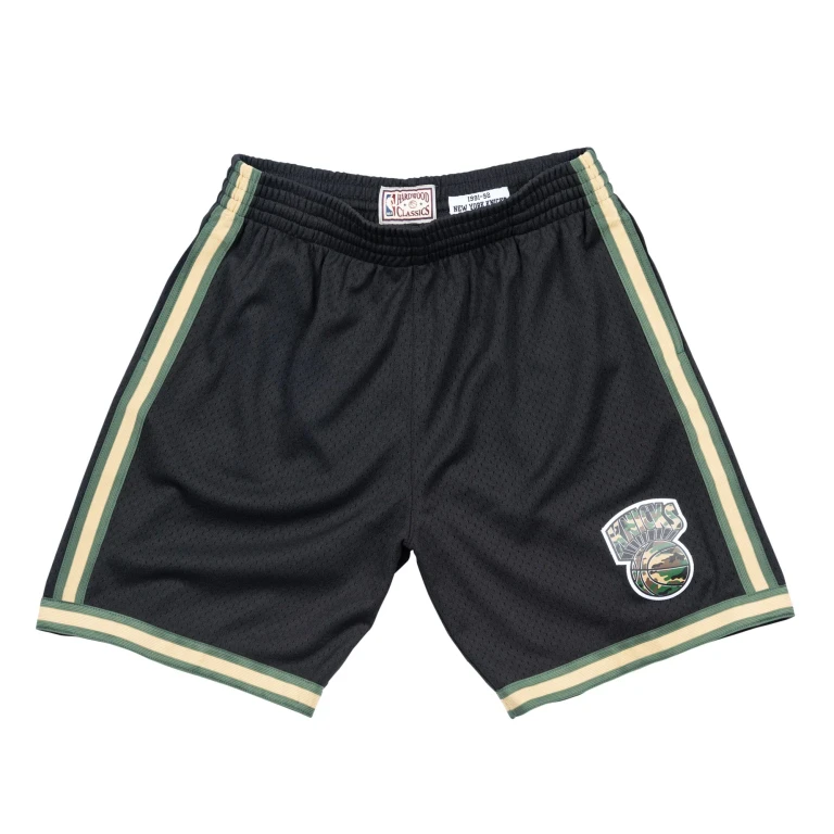 Men's NBA Straight Fire Camo Swingman Shorts 1991 Ny Knicks