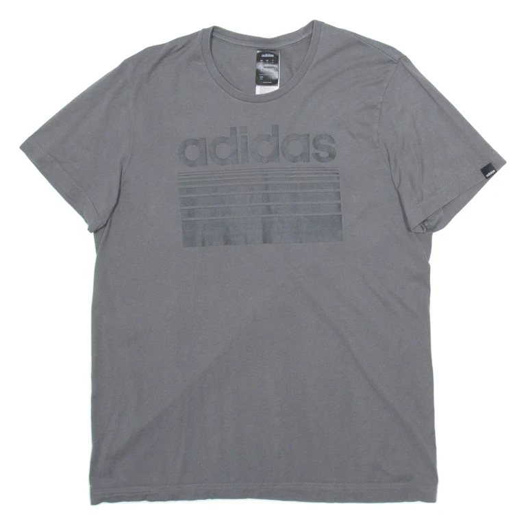 ADIDAS Mens T-Shirt Grey M (NN1-291124-16182)