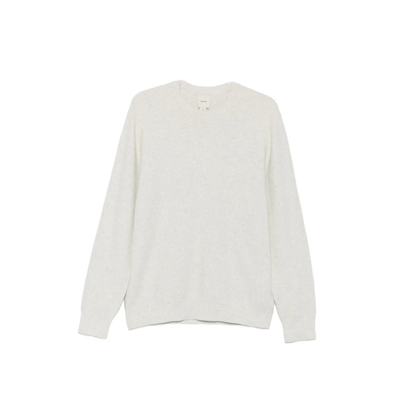 Calvin Klein Waffle-knit Logo-embroidered Sweater
