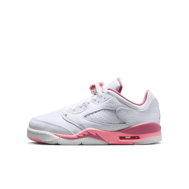 Grade School Retro 5 Low 'Crafted For Her Desert Berry' Gs Sneakers