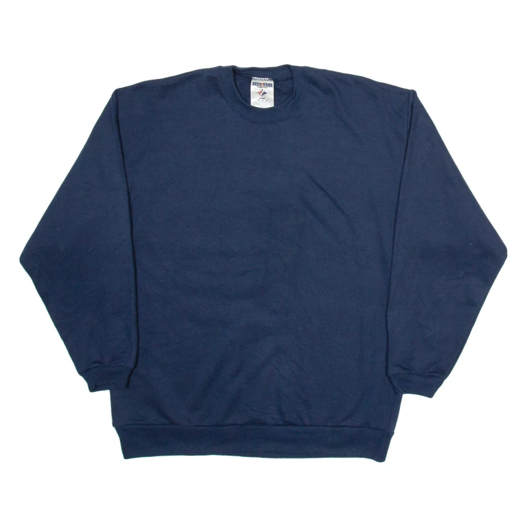 JERZEES Mens Sweatshirt Blue M