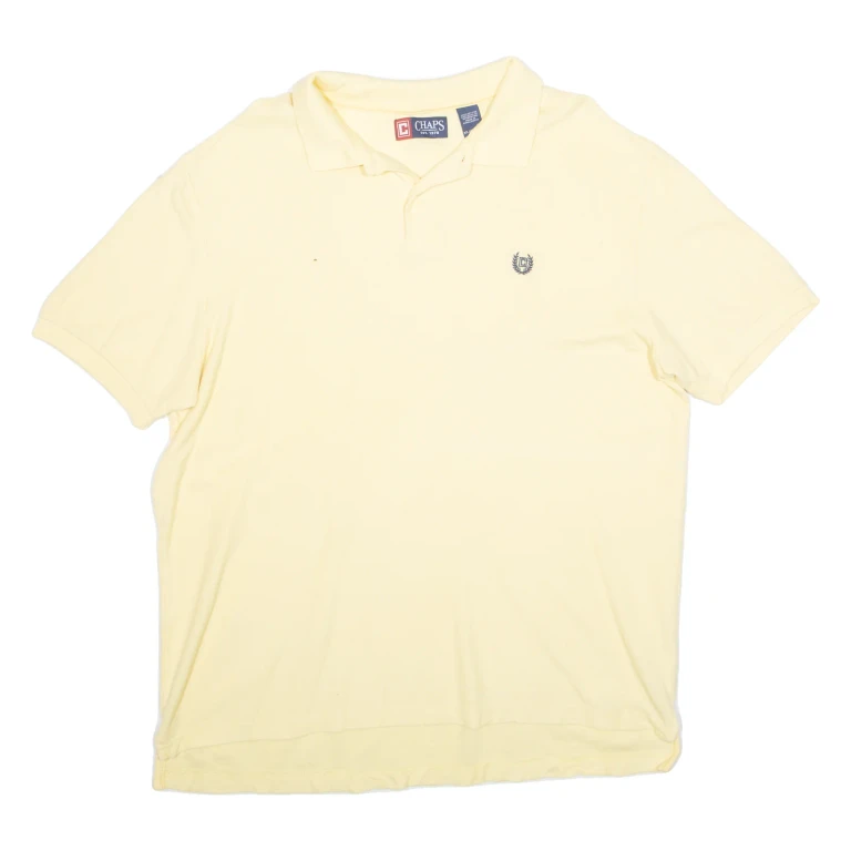 CHAPS Mens Polo Shirt Yellow XL