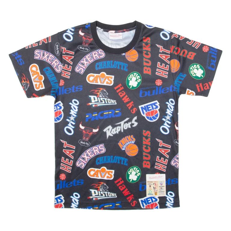 MITCHELL AND NESS Nba Mens Jersey Black USA Crew Neck M