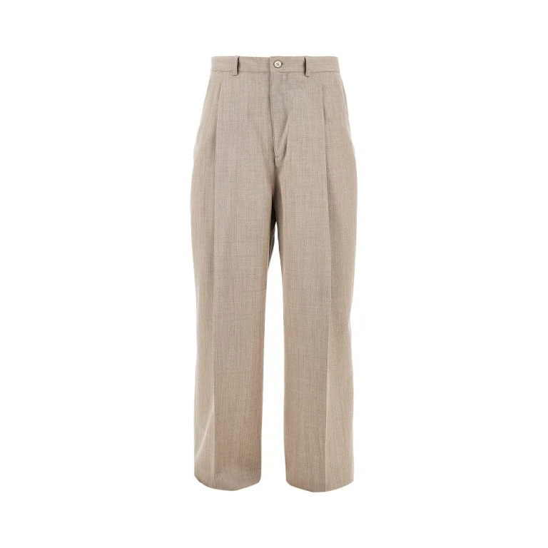 'Midas' melangé viscose pants Man 46