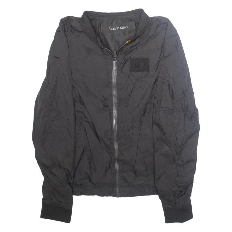 CALVIN KLEIN Mens Track Jacket Black M