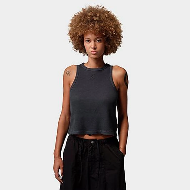 Nike Women's Jordan Flight Waffle Tank Top in Black Size: XS