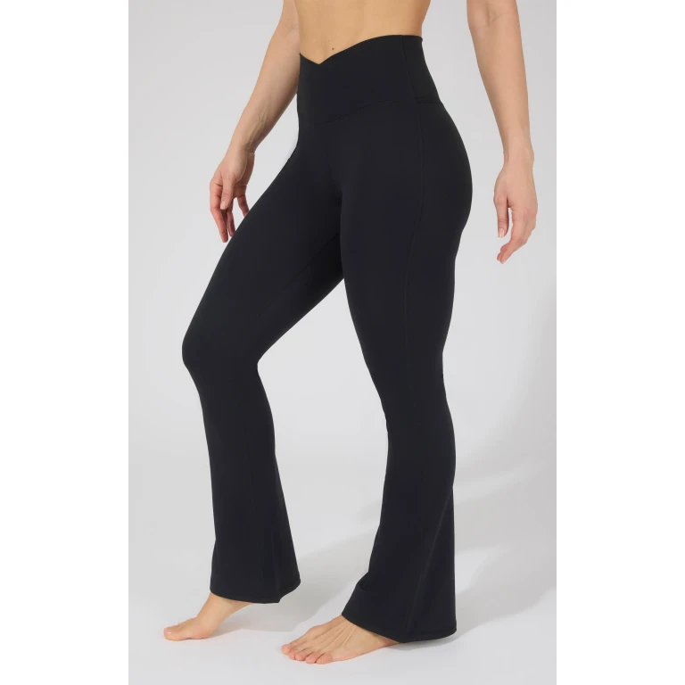 Lux Madison Crossover Waist 7/8 Flared Leg