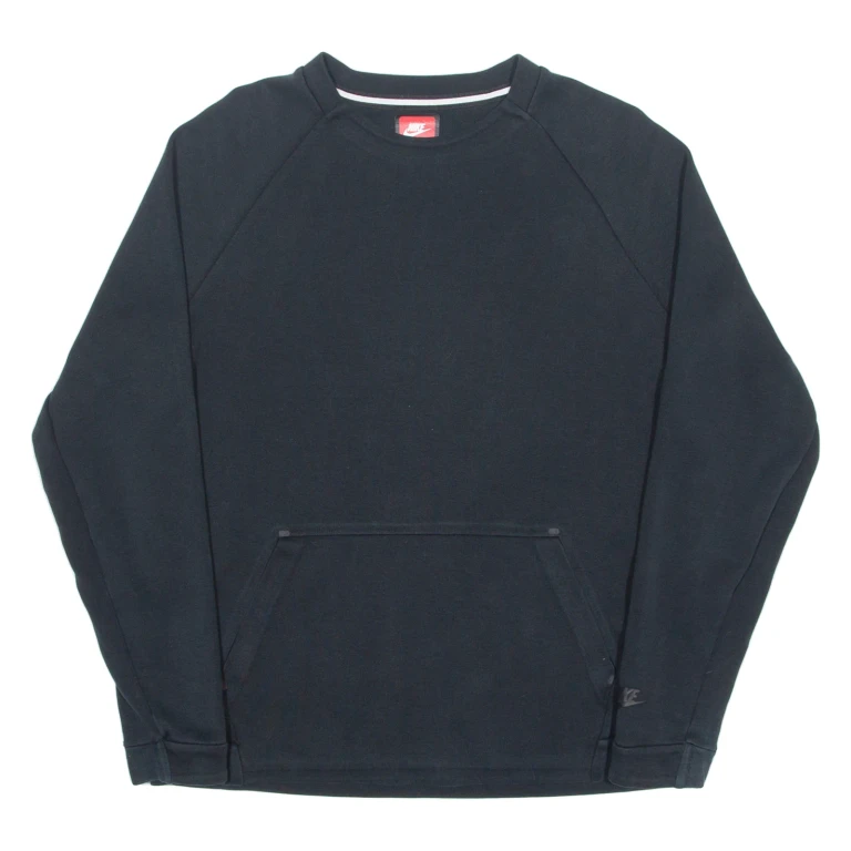 NIKE Mens Sweatshirt Black Crew Neck M