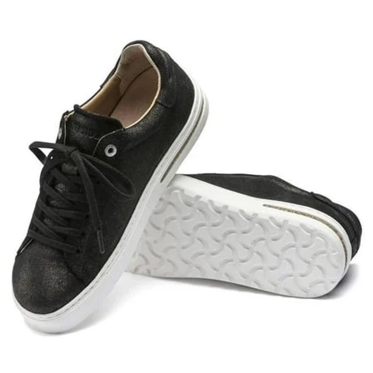 Buckley Black Suede Leather Clogs
