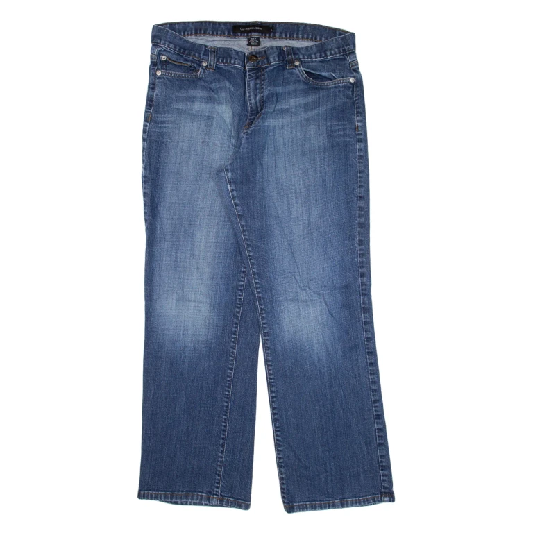 CALVIN KLEIN JEANS Womens Jeans Blue Relaxed Straight W32 L27