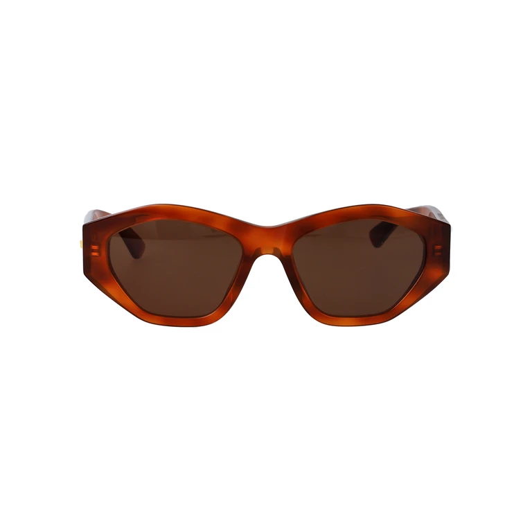 Bottega Veneta Bv1408s 002 Havana-havana-brown Recycled Acetate Sunglasses - Women
