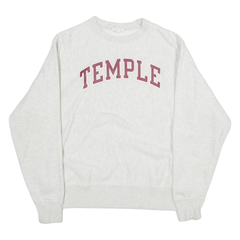 CHAMPION REVERSE WEAVE Temple Mens Sweatshirt Grey M