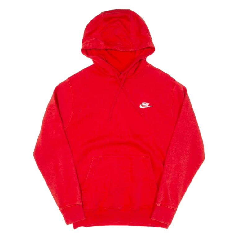 NIKE Mens Red Hoodie S