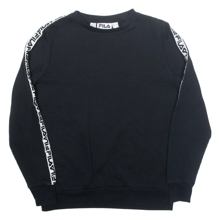FILA Womens Sweatshirt Black UK 14