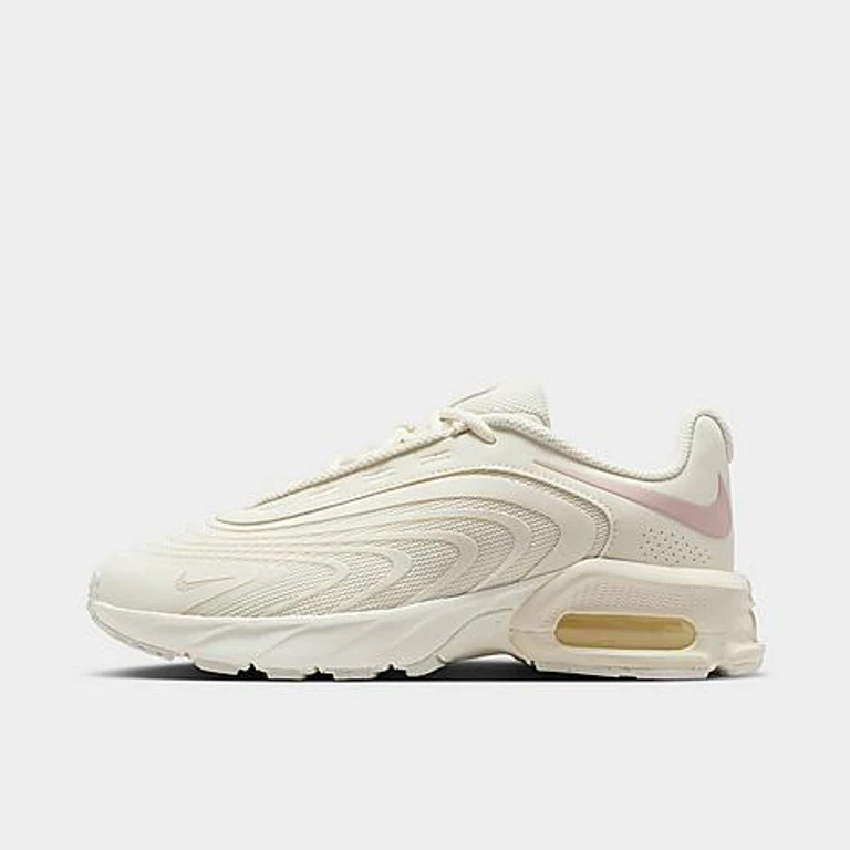 Nike Women's Air Max Fire Casual Shoes in Sail/Pale Ivory/Silt Red Size: 5.0