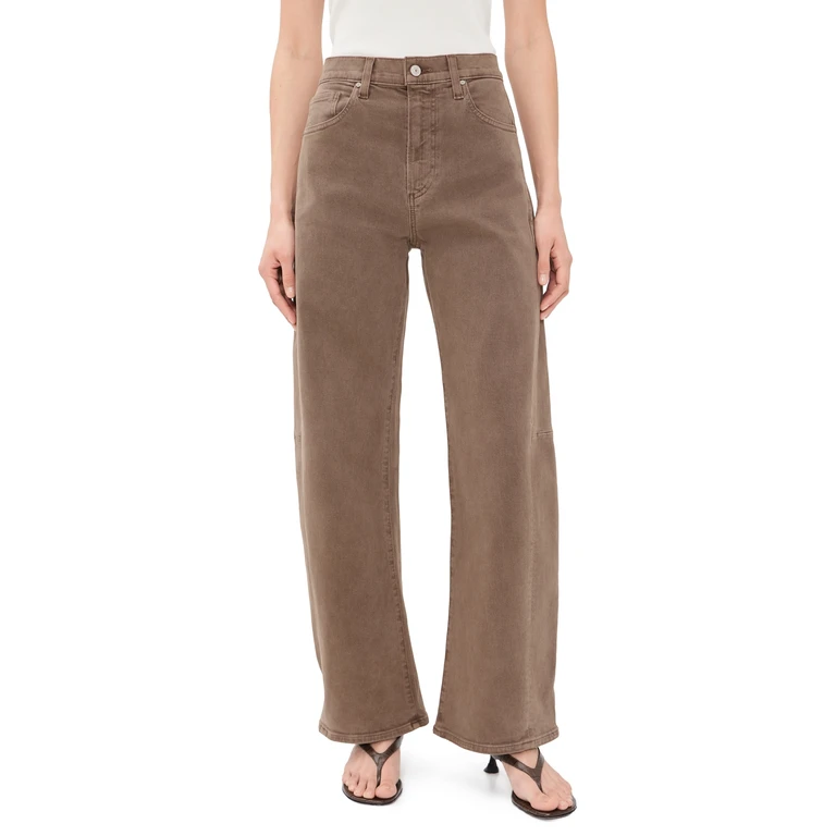 PAIGE Arellia Skimmer Panel Jeans Vintage Canewood 32