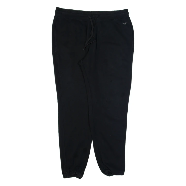 HOLLISTER Womens Joggers Black Tapered XL W34 L28