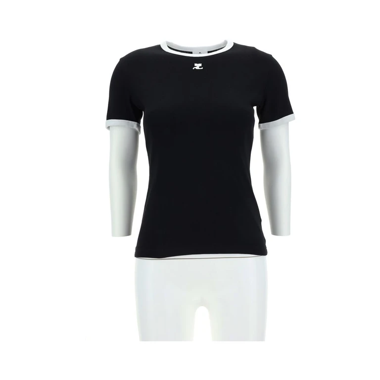 Black Cotton T-Shirt - Women