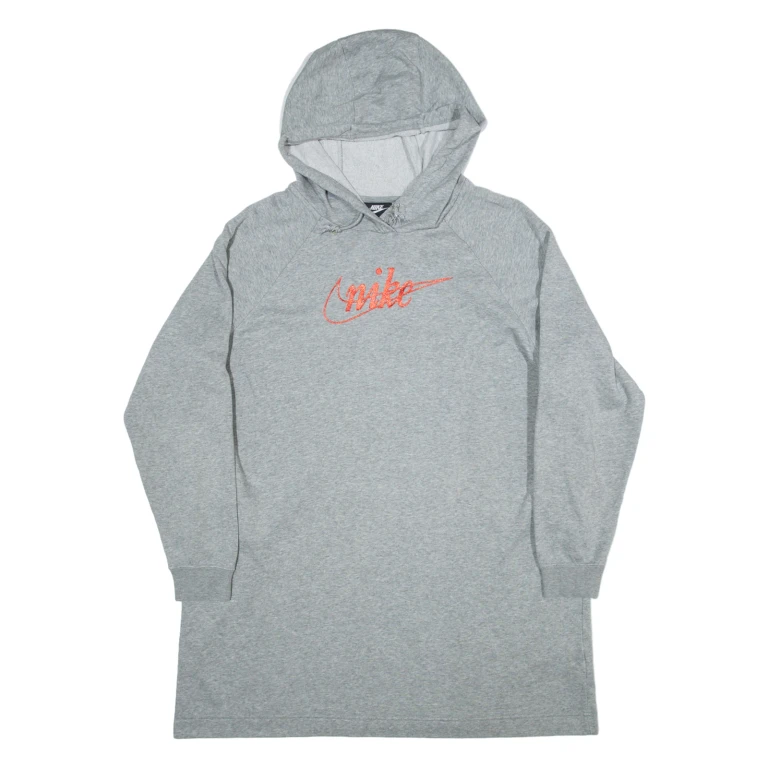 NIKE Womens Grey Hoodie M