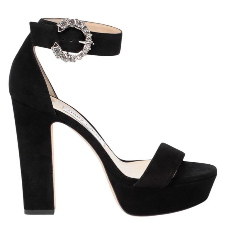 Mionne 120 Suede Platform Sandals